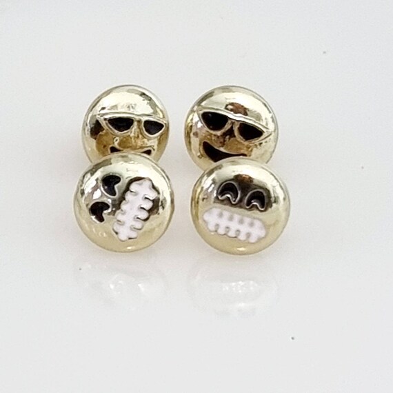 Vintage Smiley Face Studs, 2 Sets of Smiley Face … - image 10
