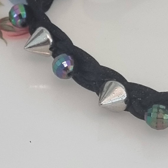 Vintage Spike Studded Choker Necklace, Gothic/Pun… - image 10