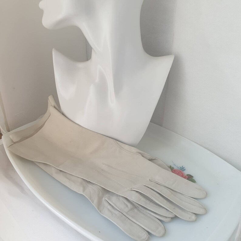 Antique Opera Gloves Vintage kid opera gloves Soft Leather Etsy