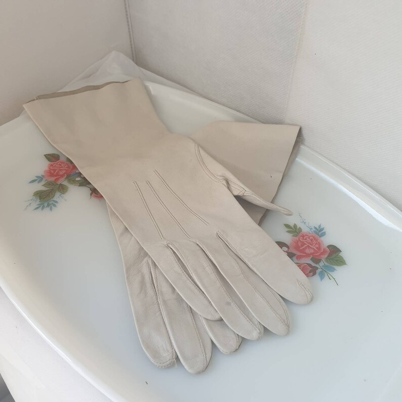 Antique Opera Gloves Vintage kid opera gloves Soft Leather Etsy