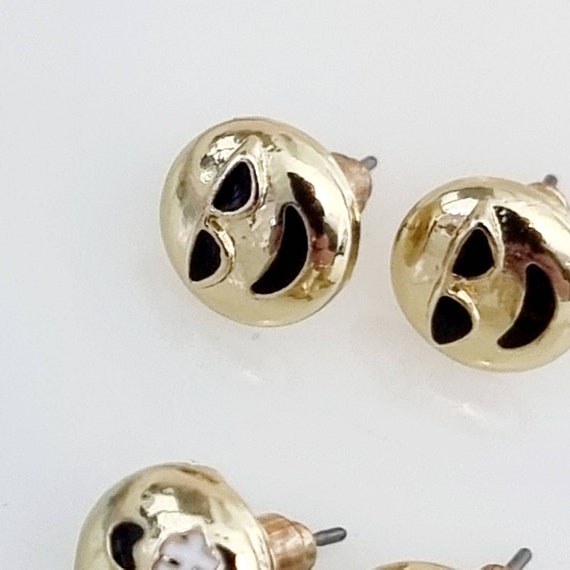 Vintage Smiley Face Studs, 2 Sets of Smiley Face … - image 2
