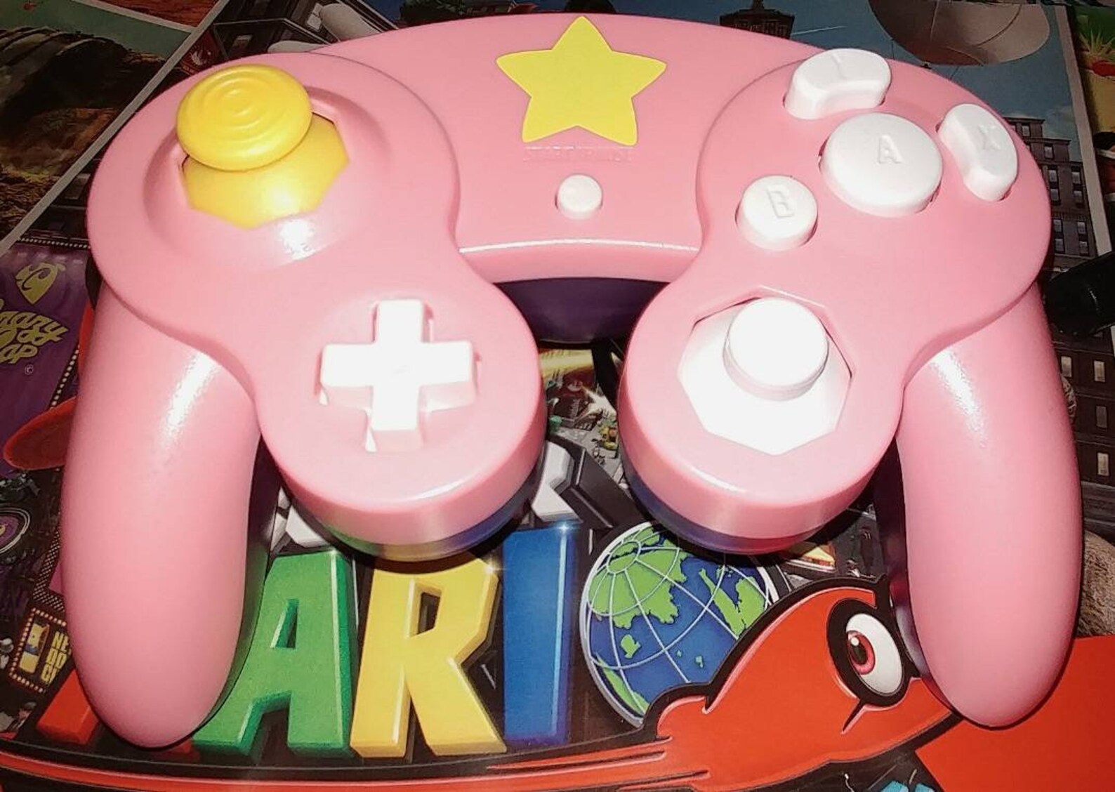 Gamecube Controller Kirby Inspired Etsy