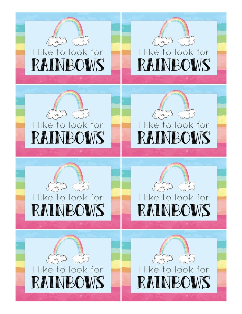 LDS Baptism I Like to Look for Rainbows When I Am - Etsy
