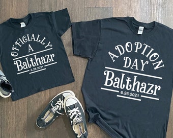 Adoption Day Shirts, Family T-Shirts, Officially Adopted Matching Family Shirts, Adopted Toddler Kid, Official Family Shirts, We're Adopted