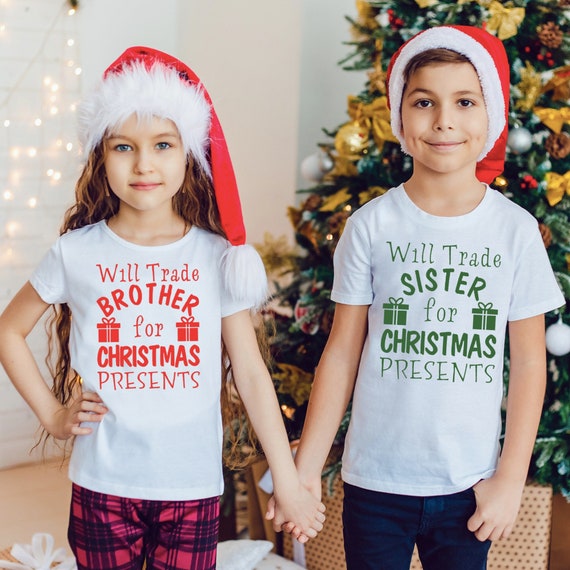 sibling christmas shirts