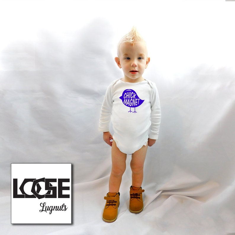 Easter Funny Baby Onesie\u00ae Bodysuit Chick Magnet