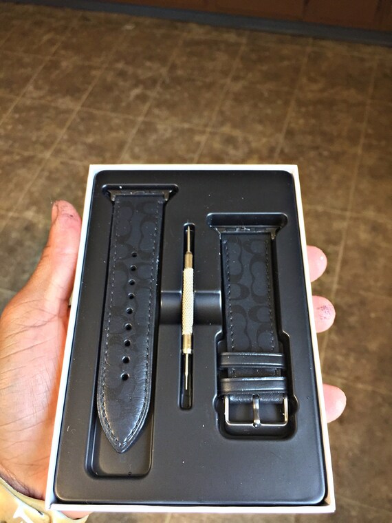 coach apple watch strap with charms