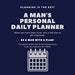 A MAN'S PERSONAL DAILY Planner Editable Printable - Etsy