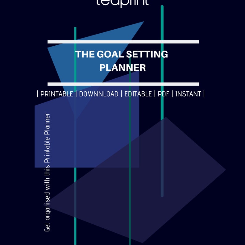 Ultimate Goal Setting Planner, Printable, 20 Pages, Goal Setting Planner PDF, Editable, Download