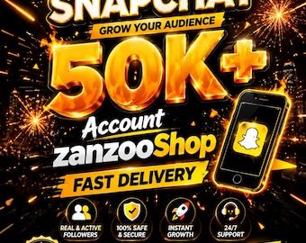 50k Snapscore Account |HQ| Snapchat 50,000+ Score | Fast Delivery