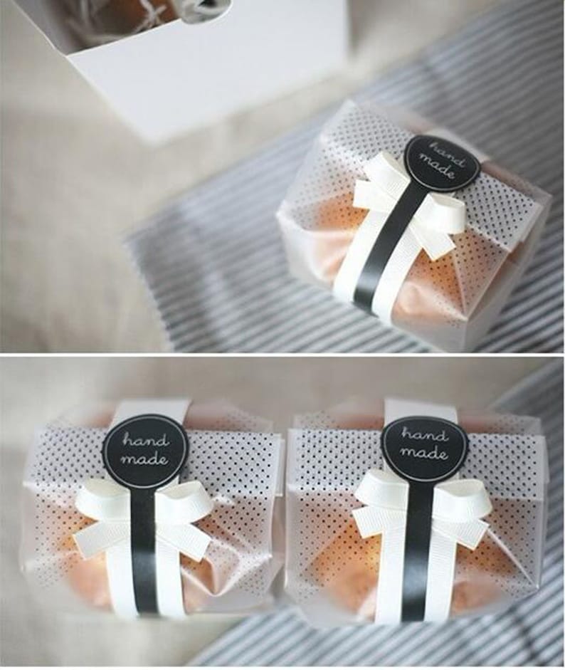 100x Small Plastic Jewellery Wedding Candy Favor Plastic Gift Bags Party Cake HK