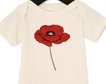 poppy onesie