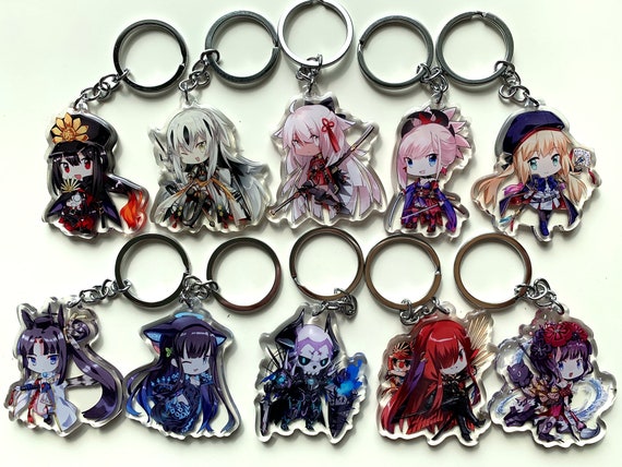 Fate/Grand Ordre FGO Merlin Nitocris Anime Acrylique Keychain Strap Stand Figure Fate/Grand Ordre FGO Merlin Nitocris Anime Acrylique Keychain Strap Stand Figure