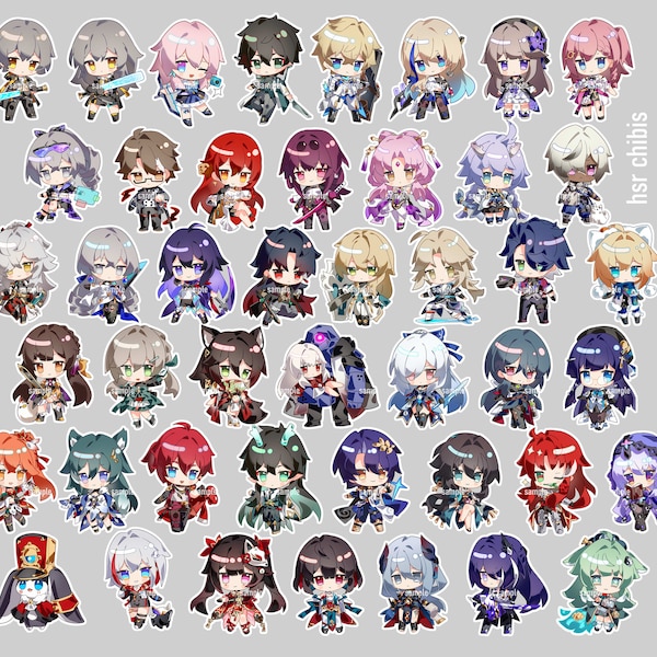 Honkai Star Rail Acrylic Keychain Charms