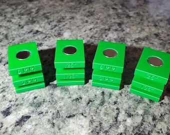 4-pack Magnetic Laser Risers | Flashback Reducer for Honeycomb Bed