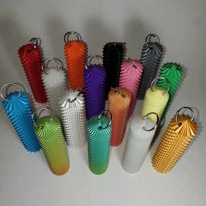 Pain Stimulation rOWller. Container Keychain.