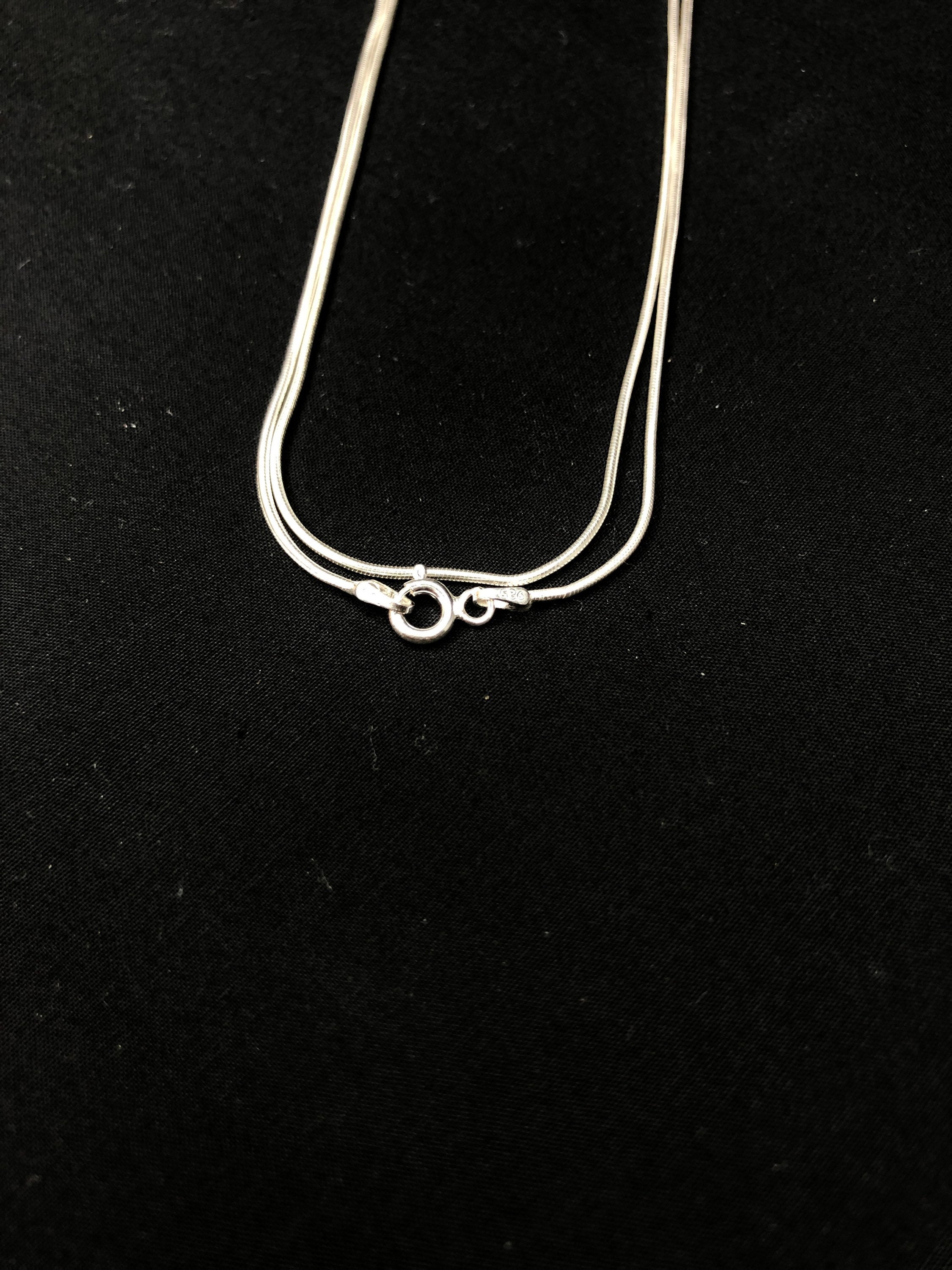 Snake Chain Necklace - Sterling Silver 1.5 mm - 18” - Polished – LOUPN