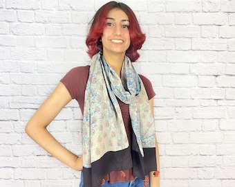 Cotton  hand block print scarf shawl stole with pumpum 4 pcs as apic.