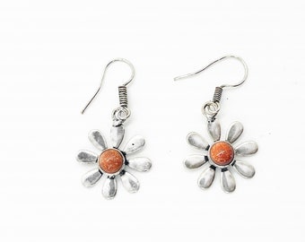 Daisy Earring Gift For Her Under 10, Earrings Dangle, Boho Earrings, Flower Drop Earring, Handmade Earring Spring Summer Jewelry