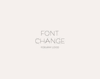 Change the font to any logo from TIA Design Studio