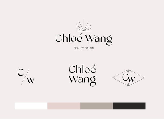 CHLOE Fashion Logo Design Modern Logo Design Minimal Logo 