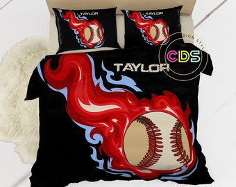 boys baseball comforter