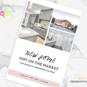 Open House Listing Flyer & Just Listed Canva Template Set, Marketing Template, Real Estate, Editable Relator Tools Digital Printable 6 image 2