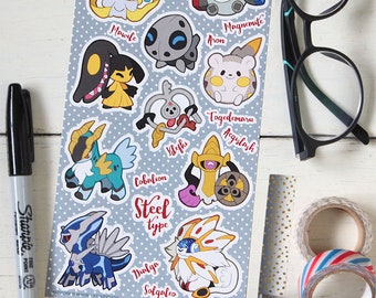 Steel Type Pokemon Etsy