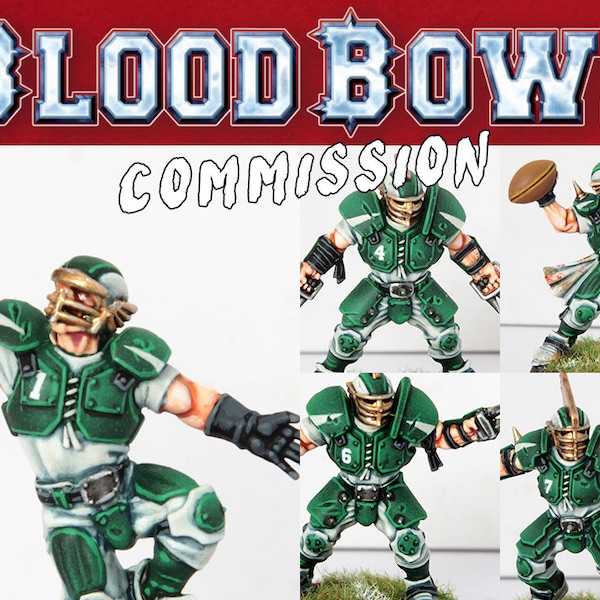 Blood Bowl Team Commission, High Quality Paint Job