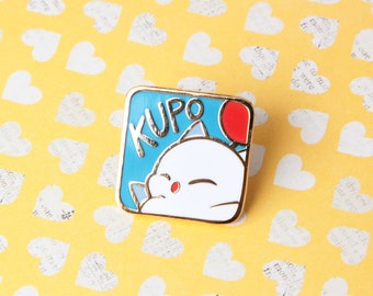 KUPO Final Fantasy XIV Moogle Hard Enamel Pin