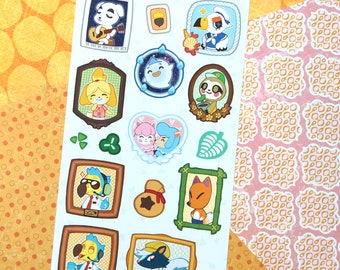 Animal Crossing New Horizons NPC Sticker Set