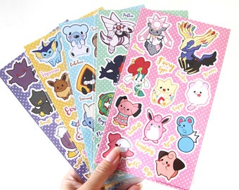 Five Sticker Sheets of Your Choice for the Price of Four