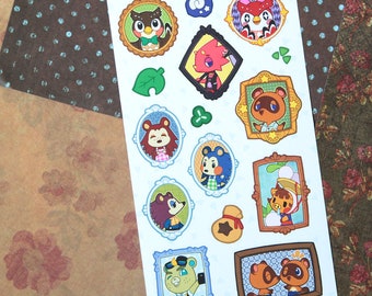 Animal Crossing New Horizons NPC Sticker Set