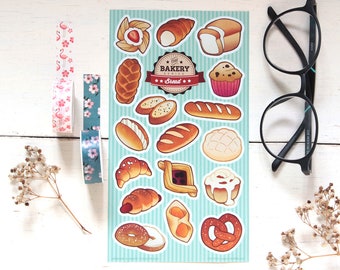 Hoja de pegatinas de pan - The Bakery Series