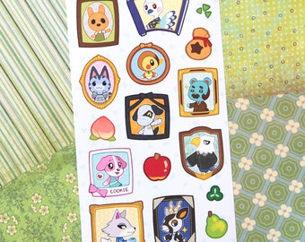 Animal Crossing New Horizons Villager Sticker Set