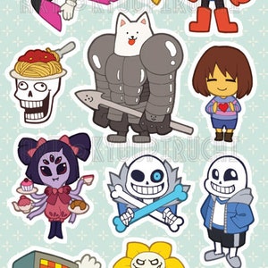 Undertale Stickers Set image 7