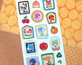 Animal Crossing New Horizons Villager Sticker Set