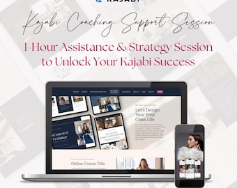 Kajabi Coaching Strategy & Support Session Package | 1-Hour of Personalized Assistance
