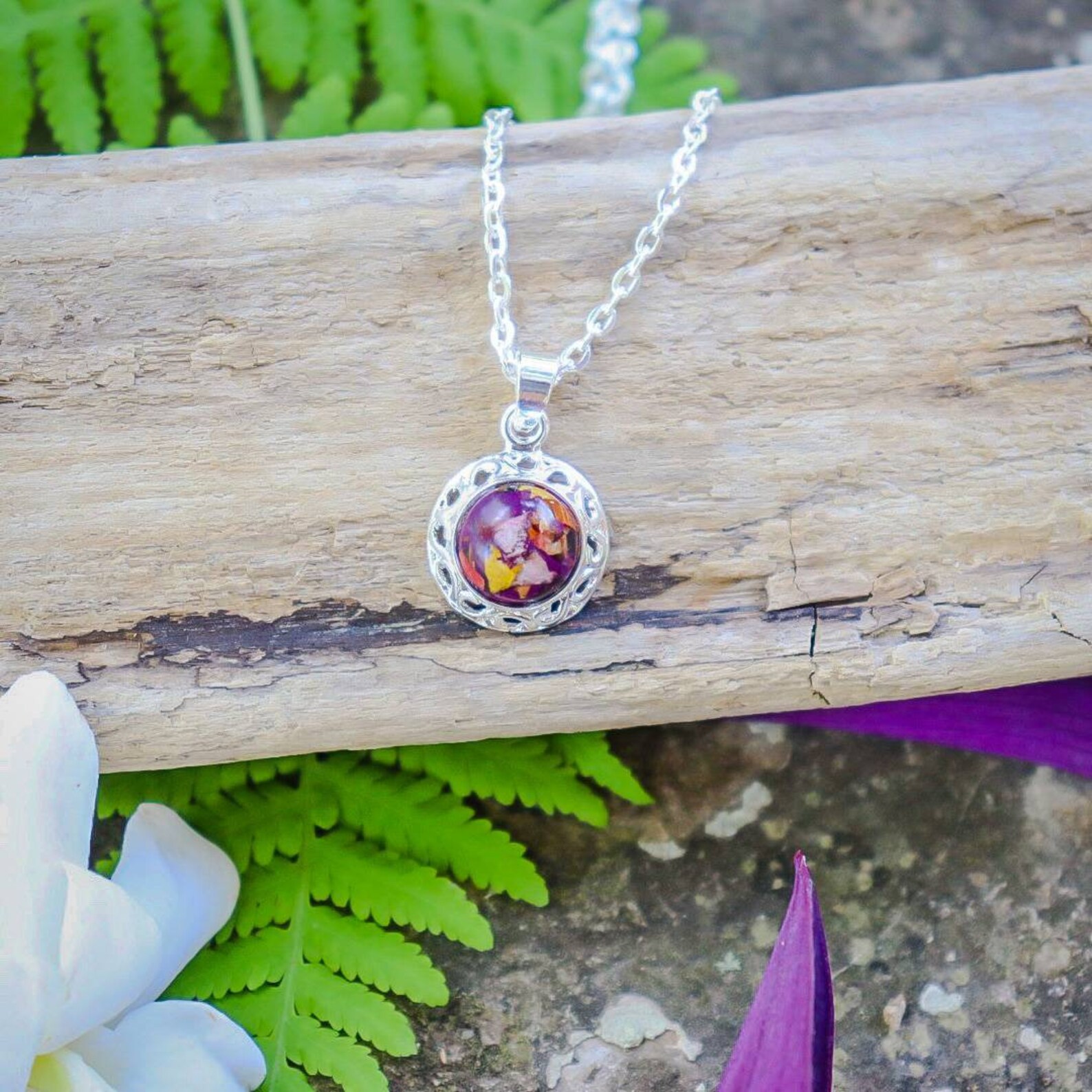 Memorial Beads. Made with Funeral Flowers. Made with real Etsy