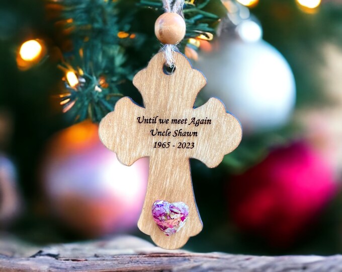 Custom Christmas Ornaments.  Memorial Jewelry, Memorial Beads. Wedding Flowers. Funeral Flowers. Made with real flowers.