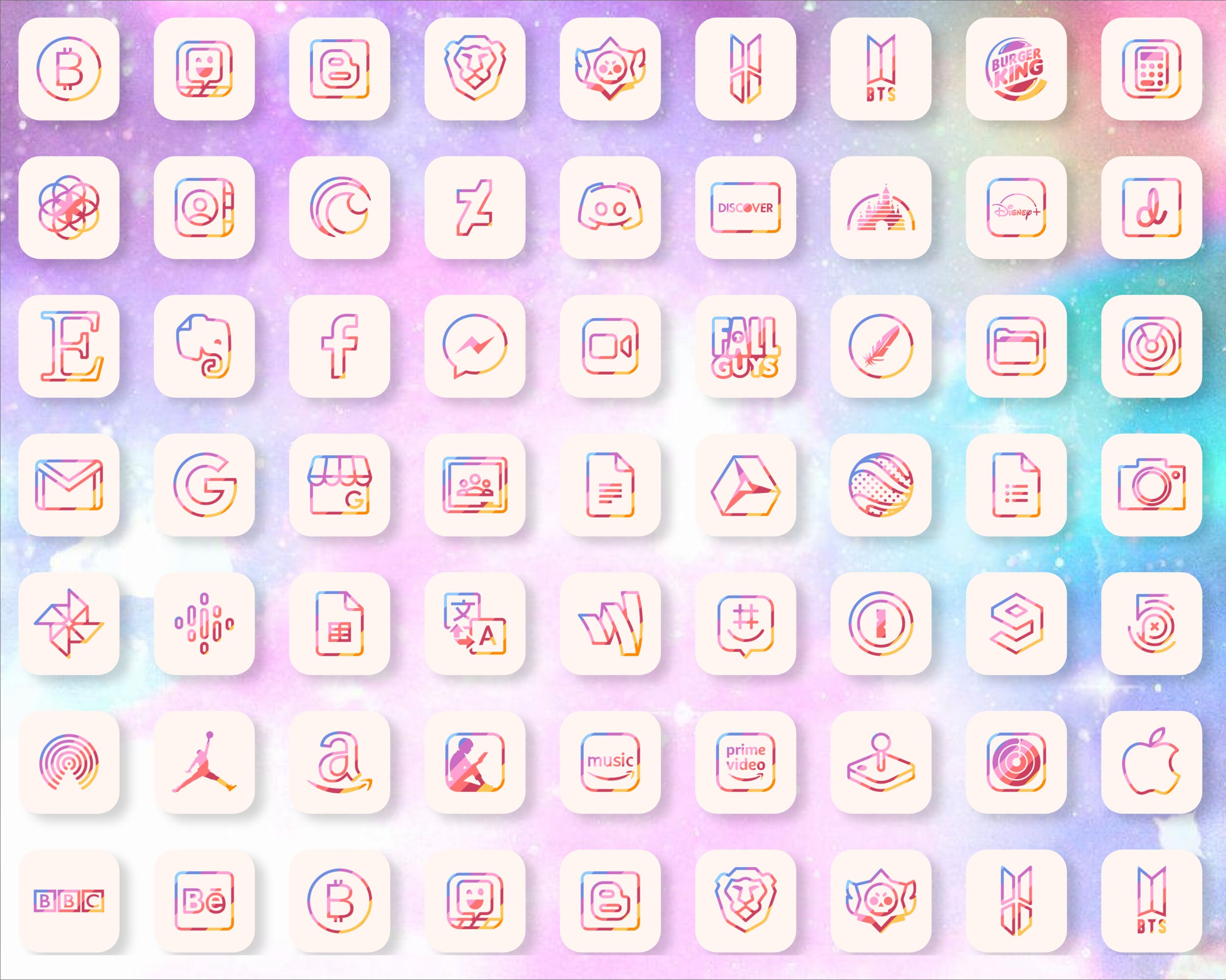 App Icons IOS 14 Pastel App Covers IOS 14 Widgets IOS14 - Etsy