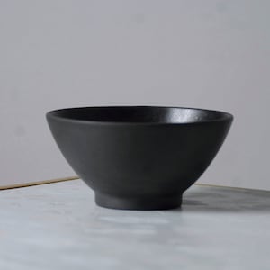 Ricebowl, Buddha Bowl -black- (Handmade - Single piece)