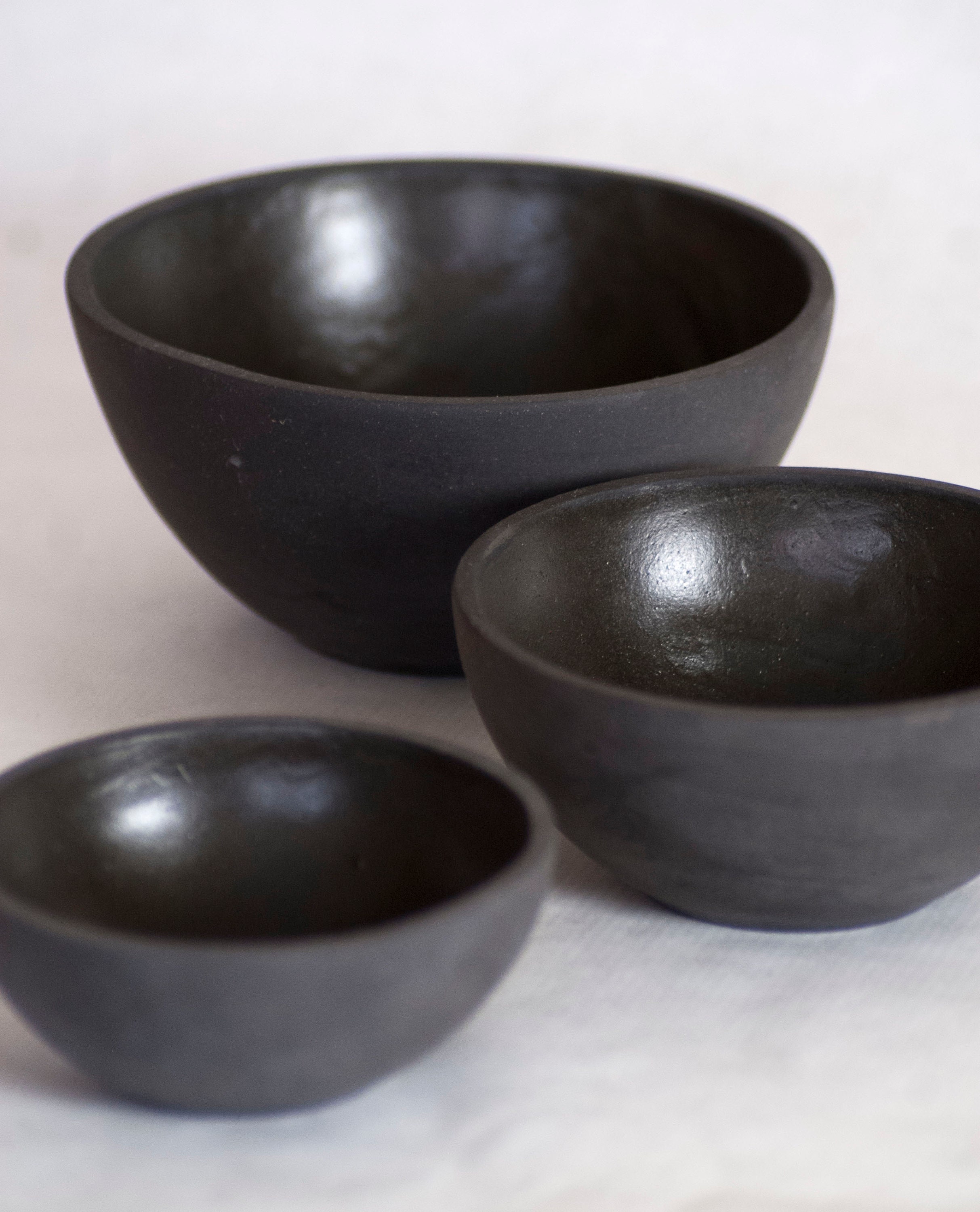 Oryoki Bowl Set black Handmade Single piece Etsy
