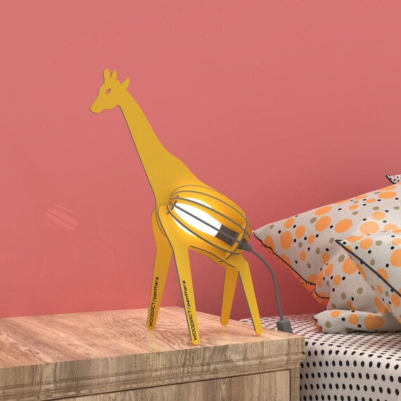 giraffe lamp baby room