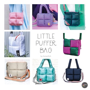 Ebook - Little Pufferbag - Pillow bag - Puffer-Bag - by formenfroh - german tutorial