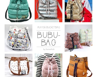 Ebook - BUBU-Bag - Bucketbag - Pufferbag - Pillow bag - Backpack - by formenfroh - german instructions