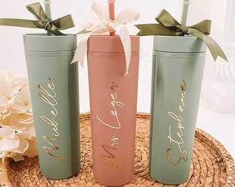 Personalized Bridesmaid Tumblers