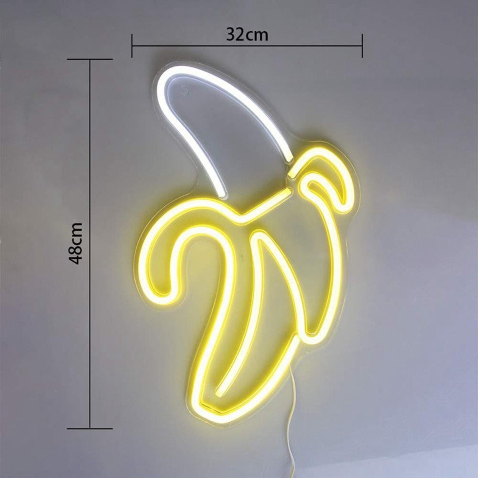 Banana Neon Light LED Sign Lights for Wall Mount Decoration Etsy