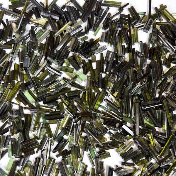 High Quality Green Tourmaline Bars, Raw Natural Tourmaline Gemstones Sticks