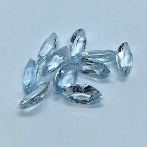 Sky Blue Topaz Natural Marquise Cut Faceted AAA Quality Loose Gemstone Assorted For All Type Jewelry 2x4mm to 8x16mm for Jewelry Making